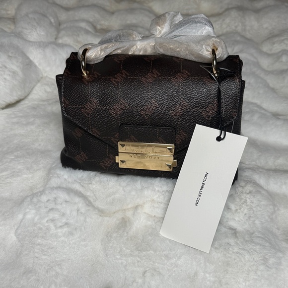 Nichole Miller Mini Bag with Gold Accents - Picture 1 of 7